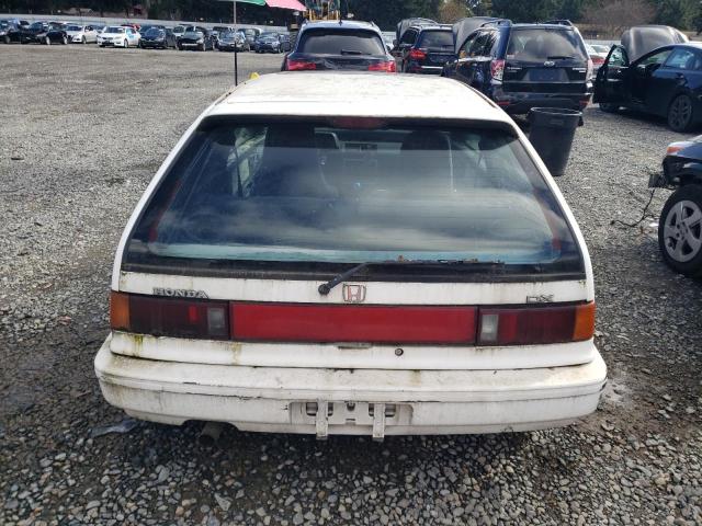 2HGED6358JH502614 - 1988 HONDA CIVIC DX WHITE photo 6