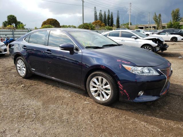 JTHBW1GG5E2076548 - 2014 LEXUS ES 300H BLUE photo 4