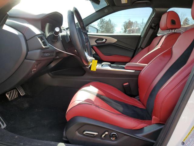 19UUB6F53NA002345 - 2022 ACURA TLX TECH A WHITE photo 7