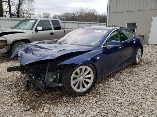5YJSA1E26KF304699 - 2019 TESLA MODEL S Կապույտ լուսանկար 1