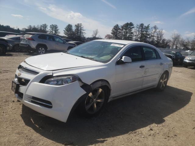 1G1ZC5E09CF381538 - 2012 CHEVROLET MALIBU 1LT WHITE photo 1