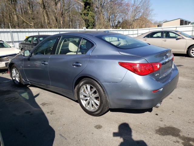 JN1EV7AR8HM841696 - 2017 INFINITI Q50 PREMIUM BLUE photo 2