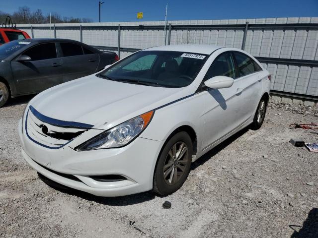 5NPEB4AC3DH749318 - 2013 HYUNDAI SONATA GLS WHITE photo 1