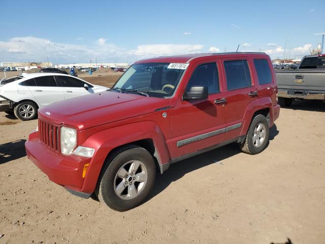 1J4PN2GK5AW176697 - 2010 JEEP LIBERTY SPORT BURGUNDY photo 1