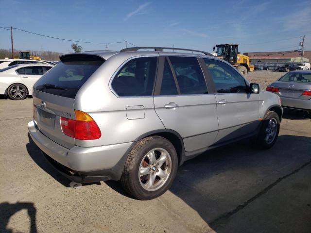 5UXFB33533LH47058 - 2003 BMW X5 4.4I SILVER photo 3