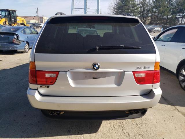 5UXFB33533LH47058 - 2003 BMW X5 4.4I SILVER photo 6