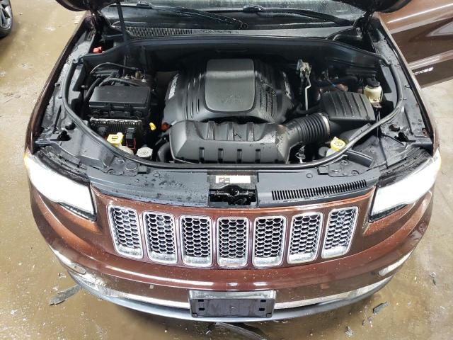 1C4RJFJT7EC251555 - 2014 JEEP GRAND CHER SUMMIT 棕色 照片 11
