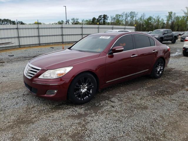 KMHGC4DF3BU120443 - 2011 HYUNDAI GENESIS 4.6L BURGUNDY photo 1