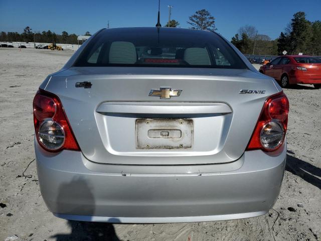 1G1JA5SH8D4225470 - 2013 CHEVROLET SONIC LS SILVER photo 6