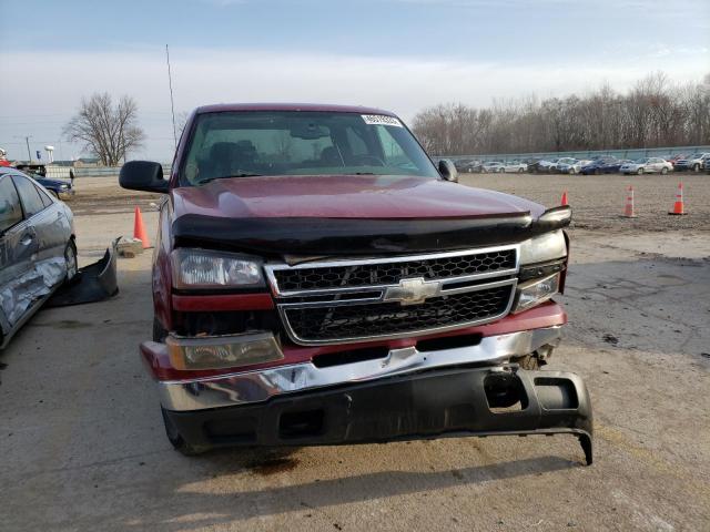 2GCEK13ZX61324036 - 2006 CHEVROLET silverado K1500 BURGUNDY photo 5