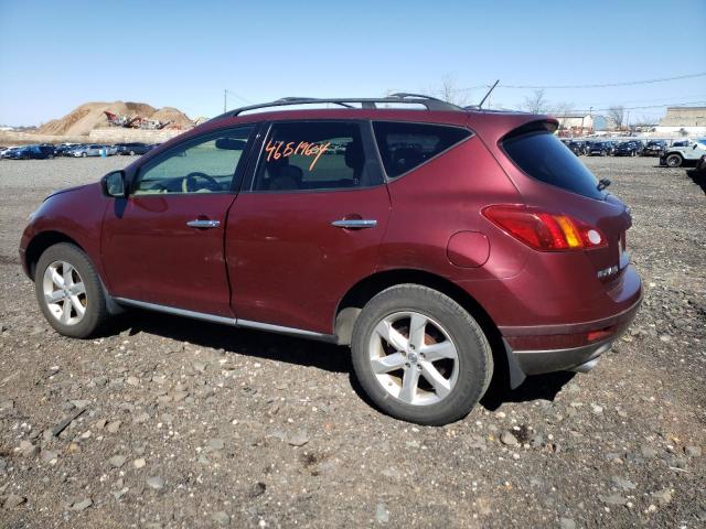 JN8AZ1MW4AW114634 - 2010 NISSAN MURANO S BURGUNDY photo 2