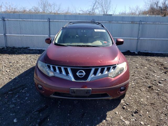 JN8AZ1MW4AW114634 - 2010 NISSAN MURANO S BURGUNDY photo 5