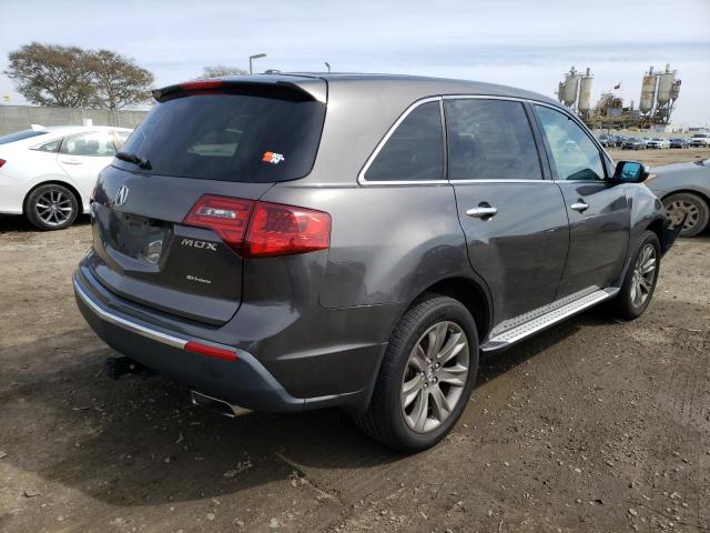 2HNYD2H6XCH537352 - 2012 ACURA MDX ADVANCE CHARCOAL photo 3