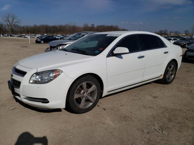 1G1ZC5EU7CF260560 - 2012 CHEVROLET MALIBU 1LT WHITE photo 1