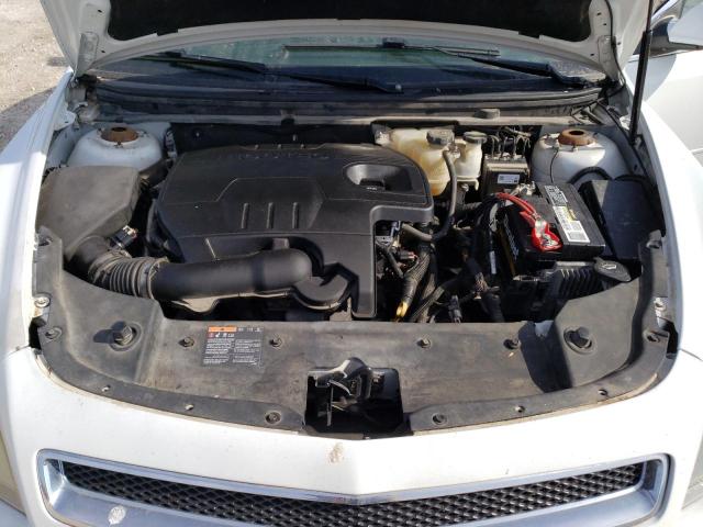 1G1ZC5EU7CF260560 - 2012 CHEVROLET MALIBU 1LT WHITE photo 11