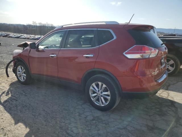 KNMAT2MV6FP507840 - 2015 NISSAN ROGUE S RED photo 2