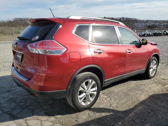 KNMAT2MV6FP507840 - 2015 NISSAN ROGUE S RED photo 3