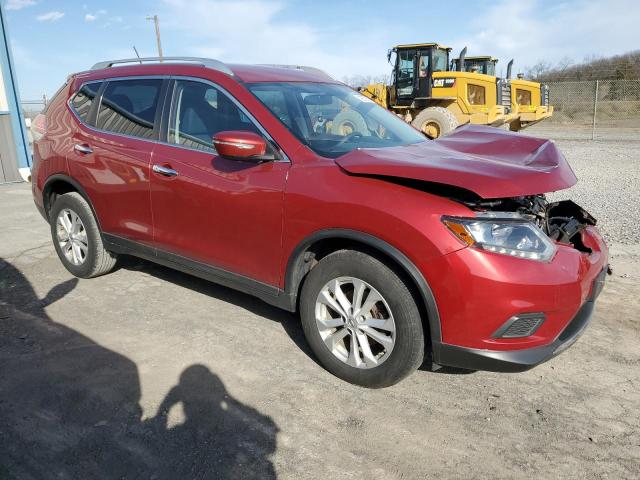 KNMAT2MV6FP507840 - 2015 NISSAN ROGUE S RED photo 4