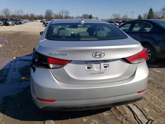 5NPDH4AE3EH490729 - 2014 HYUNDAI ELANTRA SE GRAY photo 6