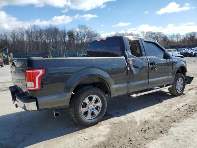 1FTEX1EP9FFB45203 - 2015 FORD F150 SUPER CAB BLACK photo 3