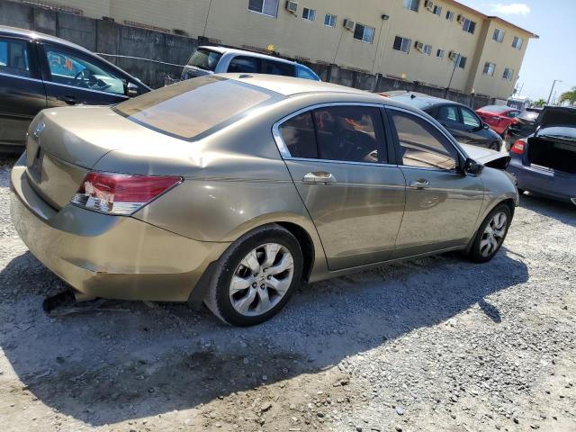 1HGCP26878A027737 - 2008 HONDA ACCORD EXL GOLD photo 3