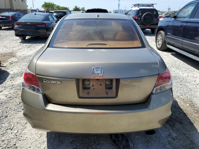 1HGCP26878A027737 - 2008 HONDA ACCORD EXL GOLD photo 6