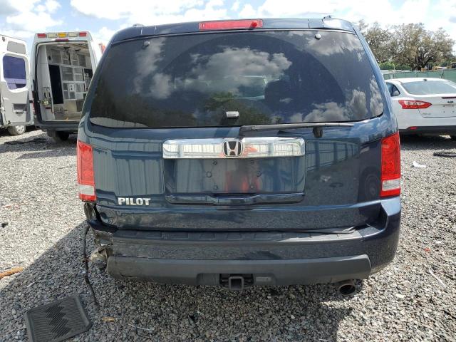 5FNYF3H41AB019475 - 2010 HONDA PILOT EX BLUE photo 6