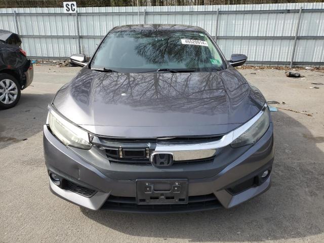 2HGFC1F94GH652446 - 2016 HONDA CIVIC TOURING GRAY photo 5