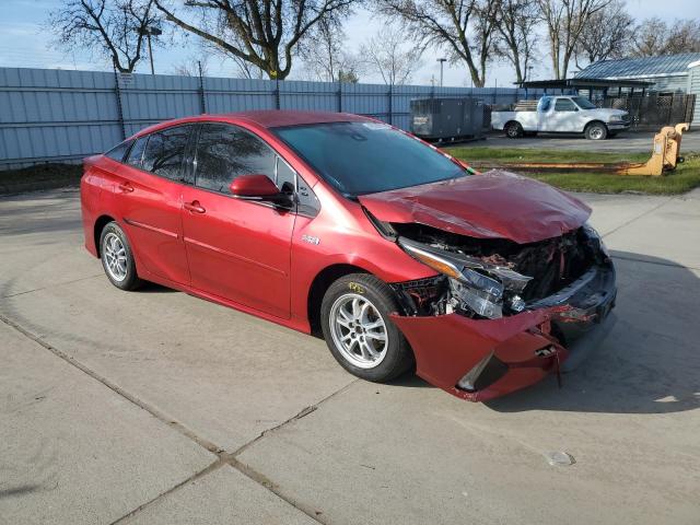 JTDKARFPXH3033404 - 2017 TOYOTA PRIUS PRIM ბურგუნდია ფოტო 4