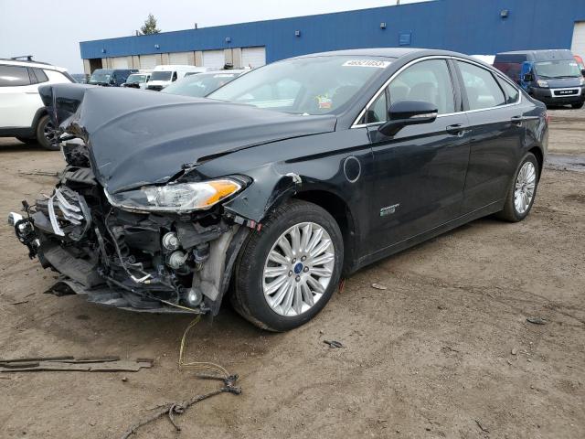 3FA6P0PU5ER139925 - 2014 FORD FUSION SE PHEV BLACK photo 1