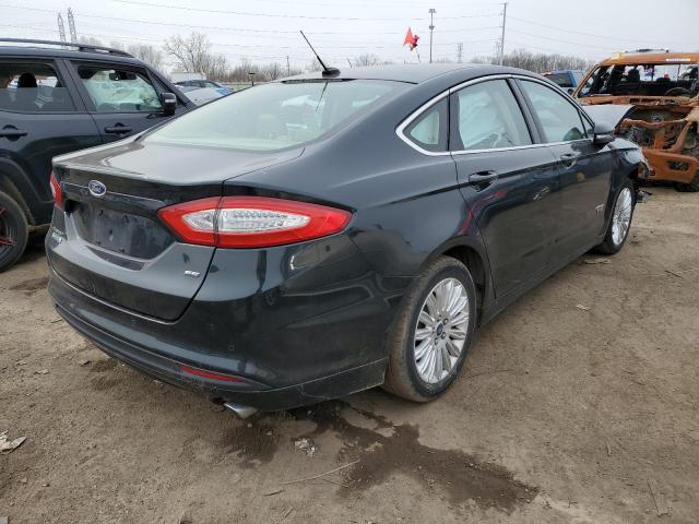 3FA6P0PU5ER139925 - 2014 FORD FUSION SE PHEV BLACK photo 3