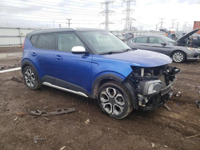 KNDJ23AUXL7039546 - 2020 KIA SOUL LX BLUE photo 4