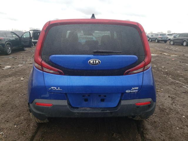 KNDJ23AUXL7039546 - 2020 KIA SOUL LX BLUE photo 6