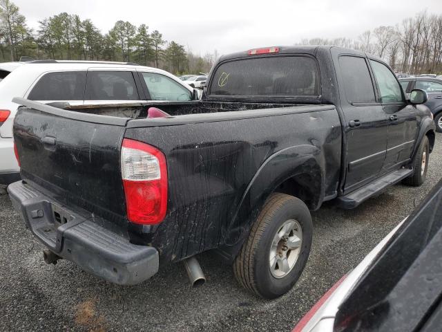 5TBDT44166S518406 - 2006 TOYOTA TUNDRA DOUBLE CAB SR5 BLACK photo 3