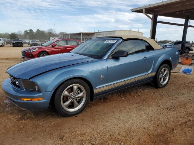 1ZVHT84N665248048 - 2006 FORD MUSTANG BLUE photo 1