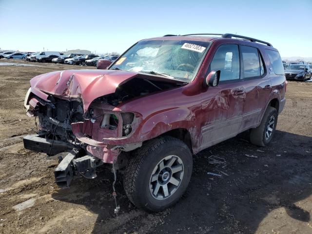 5TDBT48A36S261715 - 2006 TOYOTA SEQUOIA LIMITED RED photo 1