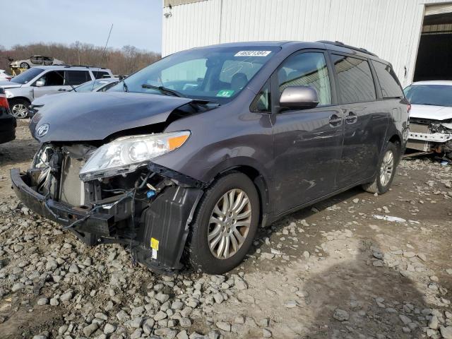 5TDYK3DC2ES460056 - 2014 TOYOTA SIENNA XLE GRAY photo 1