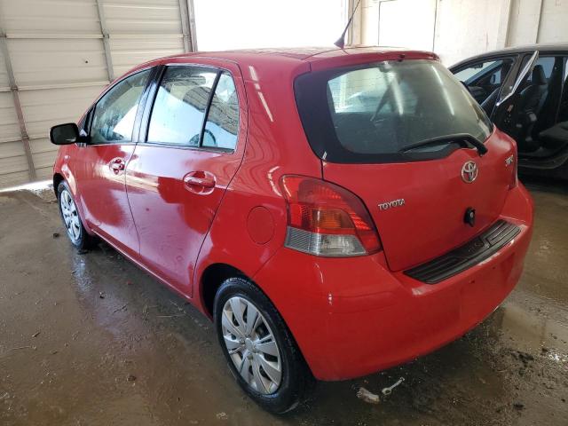 JTDKT903795227703 - 2009 TOYOTA YARIS RED photo 2