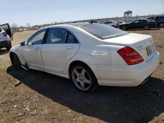 WDDNG8GB3BA393860 - 2011 MERCEDES-BENZ S 550 4MATIC WHITE photo 2