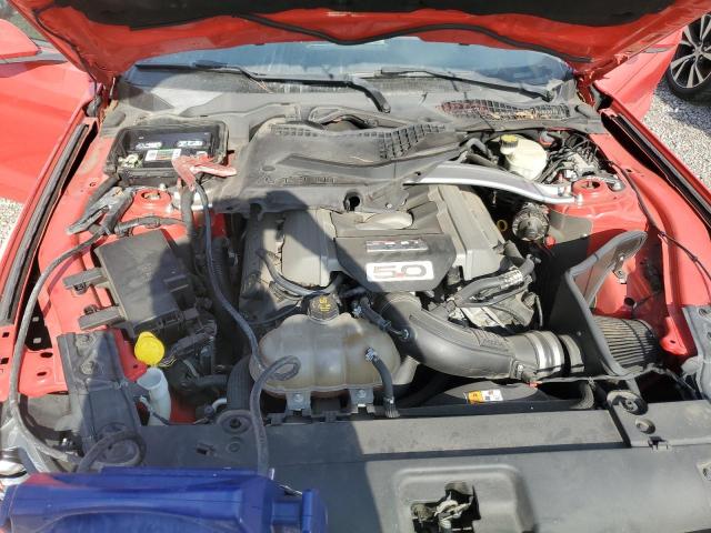 1FA6P8CF0F5430598 - 2015 FORD MUSTANG GT RED photo 11