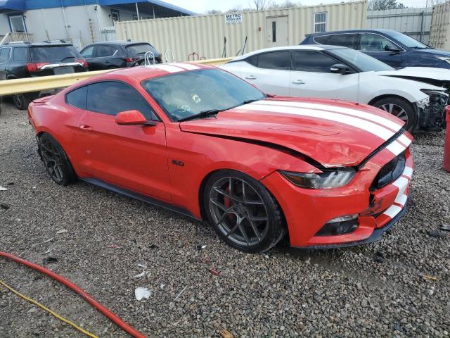 1FA6P8CF0F5430598 - 2015 FORD MUSTANG GT RED photo 4