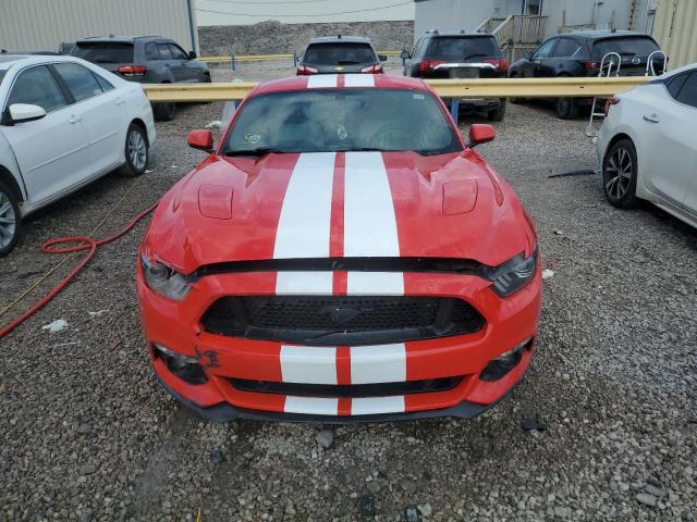 1FA6P8CF0F5430598 - 2015 FORD MUSTANG GT RED photo 5