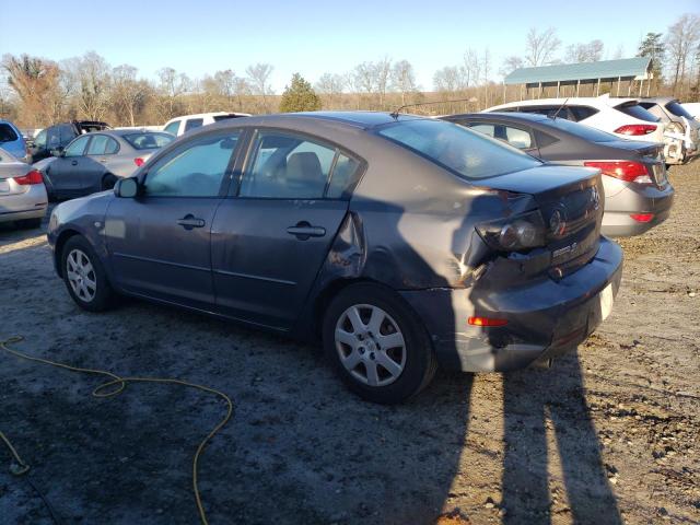 JM1BK12F181788688 - 2008 MAZDA 3 I GRAY photo 2