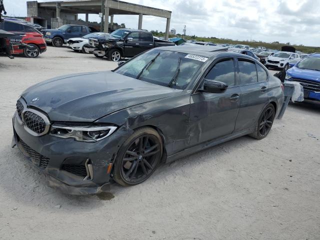 WBA5U7C02LAF54279 - 2020 BMW M340I GRAY photo 1