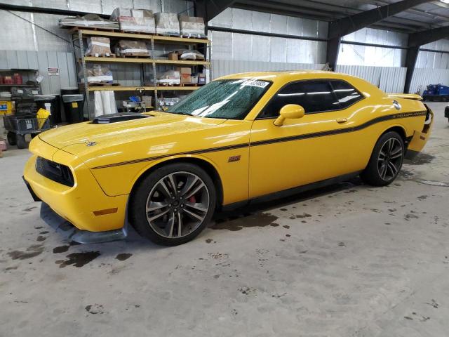 2C3CDYCJ2CH204369 - 2012 DODGE CHALLENGER SRT-8 YELLOW photo 1