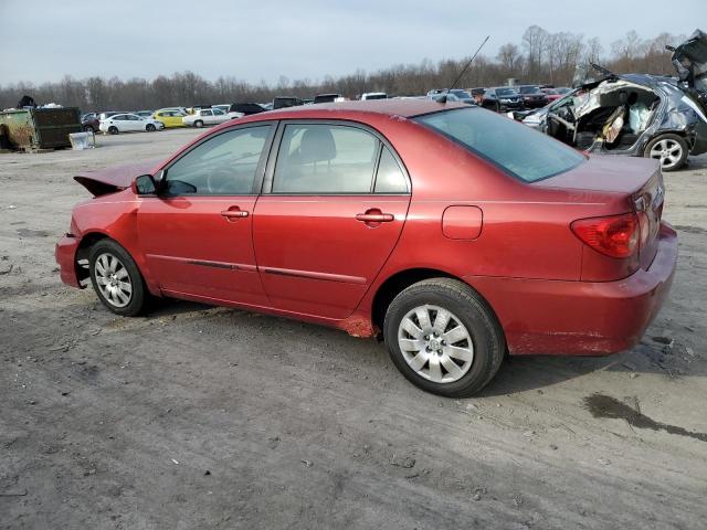 JTDBR32E360095171 - 2006 TOYOTA COROLLA CE RED photo 2