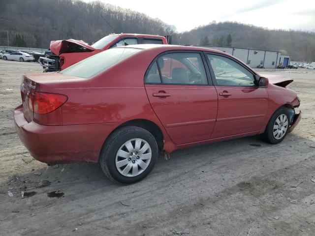 JTDBR32E360095171 - 2006 TOYOTA COROLLA CE RED photo 3