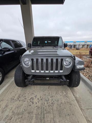 1C4HJXEG7PW673616 - 2023 JEEP WRANGLER SAHARA GRAY photo 9