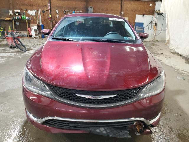 1C3CCCAB8FN715338 - 2015 CHRYSLER 200 LIMITED BURGUNDY photo 5