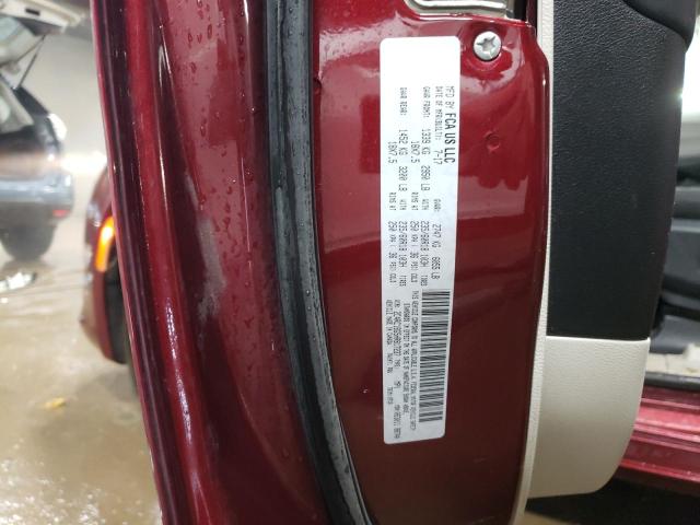 2C4RC1BG5HR817237 - 2017 CHRYSLER PACIFICA TOURING L BURGUNDY photo 12